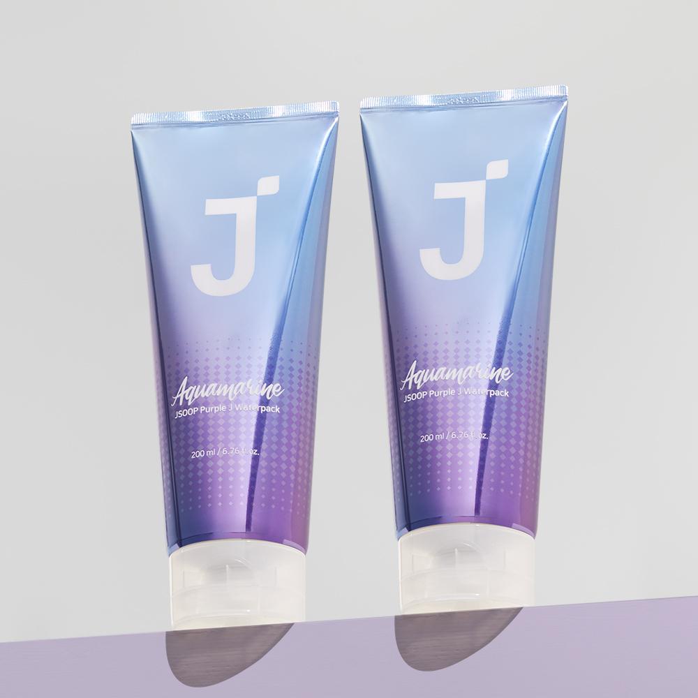 ジェイスープ パープルジェイ ノーウォッシュ塗るヘアパック ダメージ毛トリートメント アクアマリンウォーターパック 200ml 2個