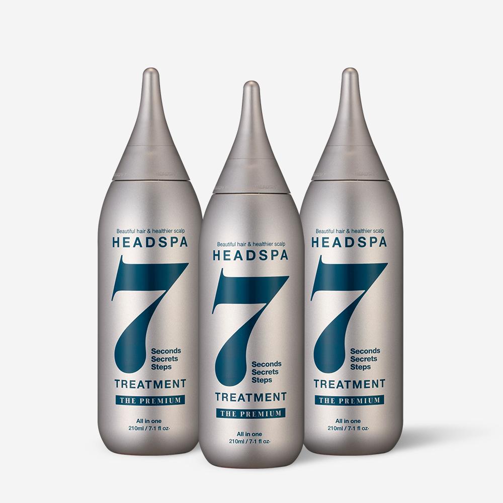 (スーパーポイント付与) ヘッドスパ 7 ザプレミアム トリートメント 210ml x 3個