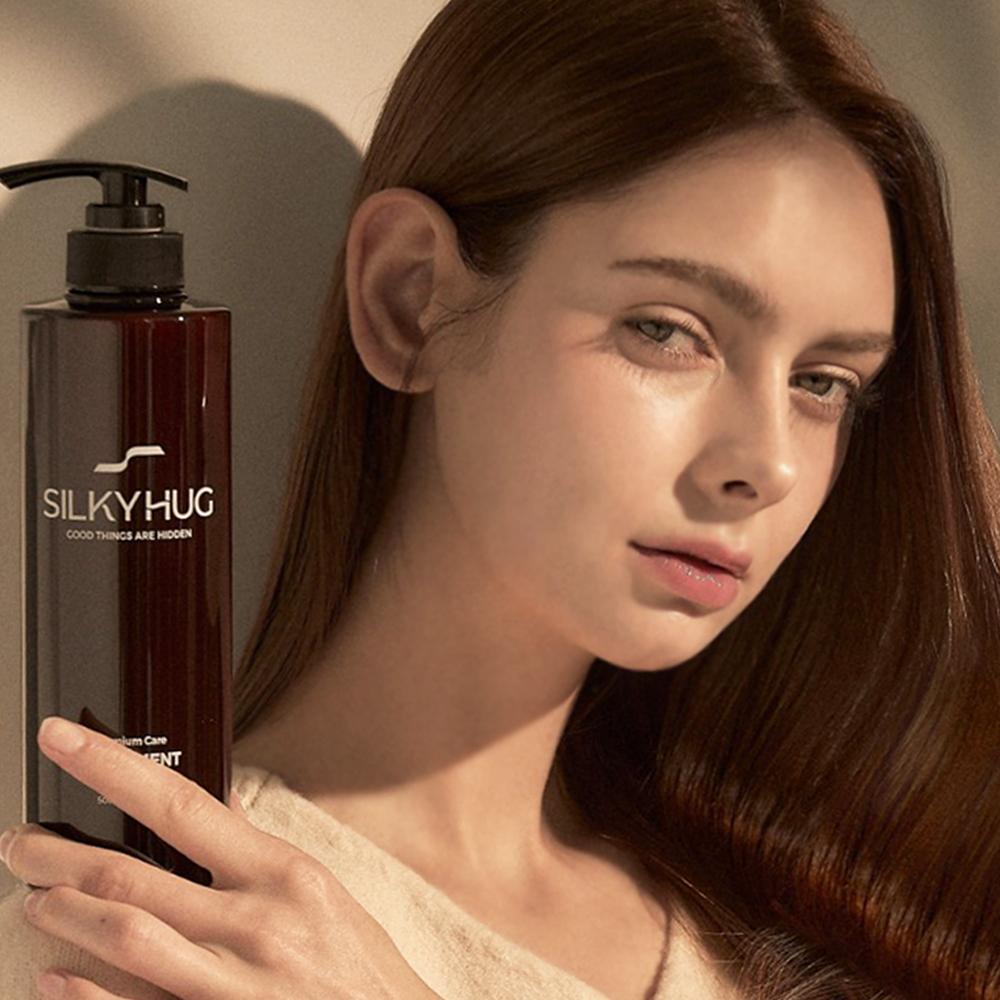 シルキーハグ プロテイン ヘアトリートメント 500ml 妊婦 極ダメージ 脱色毛 傷んだ髪 染毛 モヘア 大容量 美容室 ヘアパック LPP 低刺激性