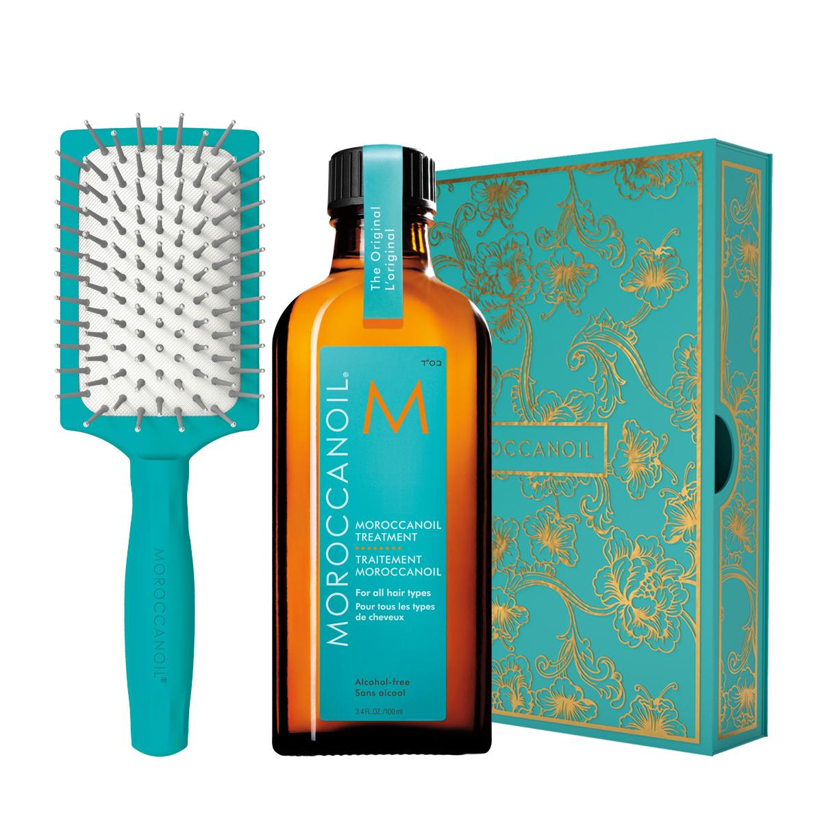 モロッカンオイル ルナキット (モロッカンオイル トリートメント 100ml+ミニパドルブラシ プレゼント+ポンプ)