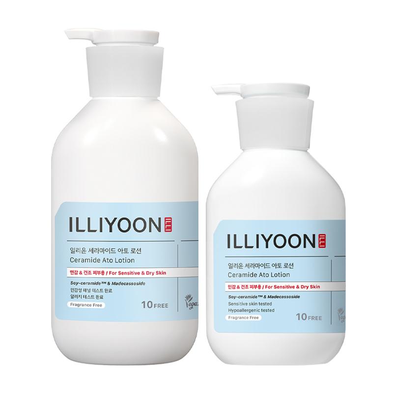 ILLIYOON (イルユン) ボディローション 大容量 無香 セラミド アト 580ml+300ml