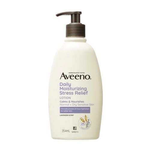 Aveeno デイリー モイスチャライジング ストレス リリーフ ボディローション ラベンダー (新モデル)、354ml、2個