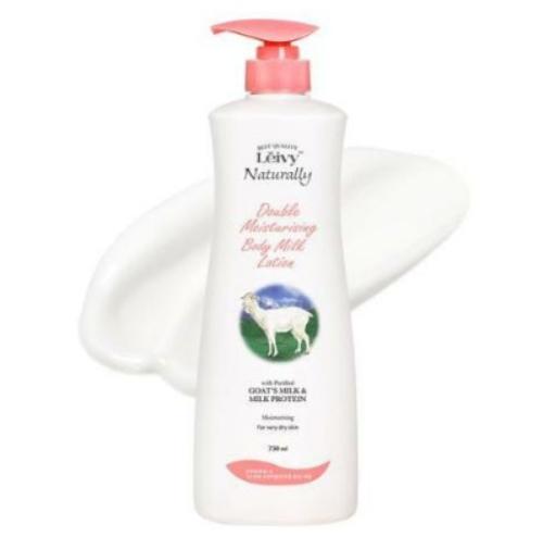 RAVVEY ヤギミルク ボディローション コットンフラワー、750ml、2個