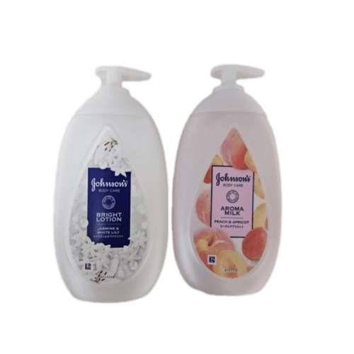 Johnson's ピュア蛍光灯ローション 500ml + ウォーターピーチローション 500ml