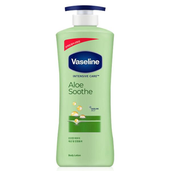 Vaseline インテンシブケア アロエスーディッドローション 600ml, 1個