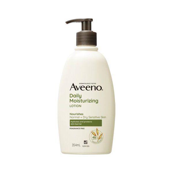 Aveeno デイリーモイスチャライジングボディローション 無香料 (新), 354ml, 2個
