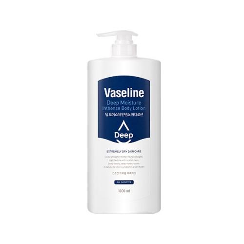 ワセリン (Vaseline) Deep Moisture Intense ボディローション ホワイトムスク 香り, 1L, 2個