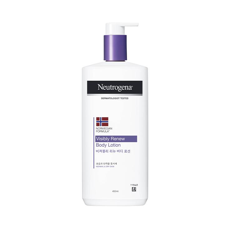ニュートロジーナ (Neutrogena) Visibly Renew ボディローション フローラル 香り, 450ml, 2個