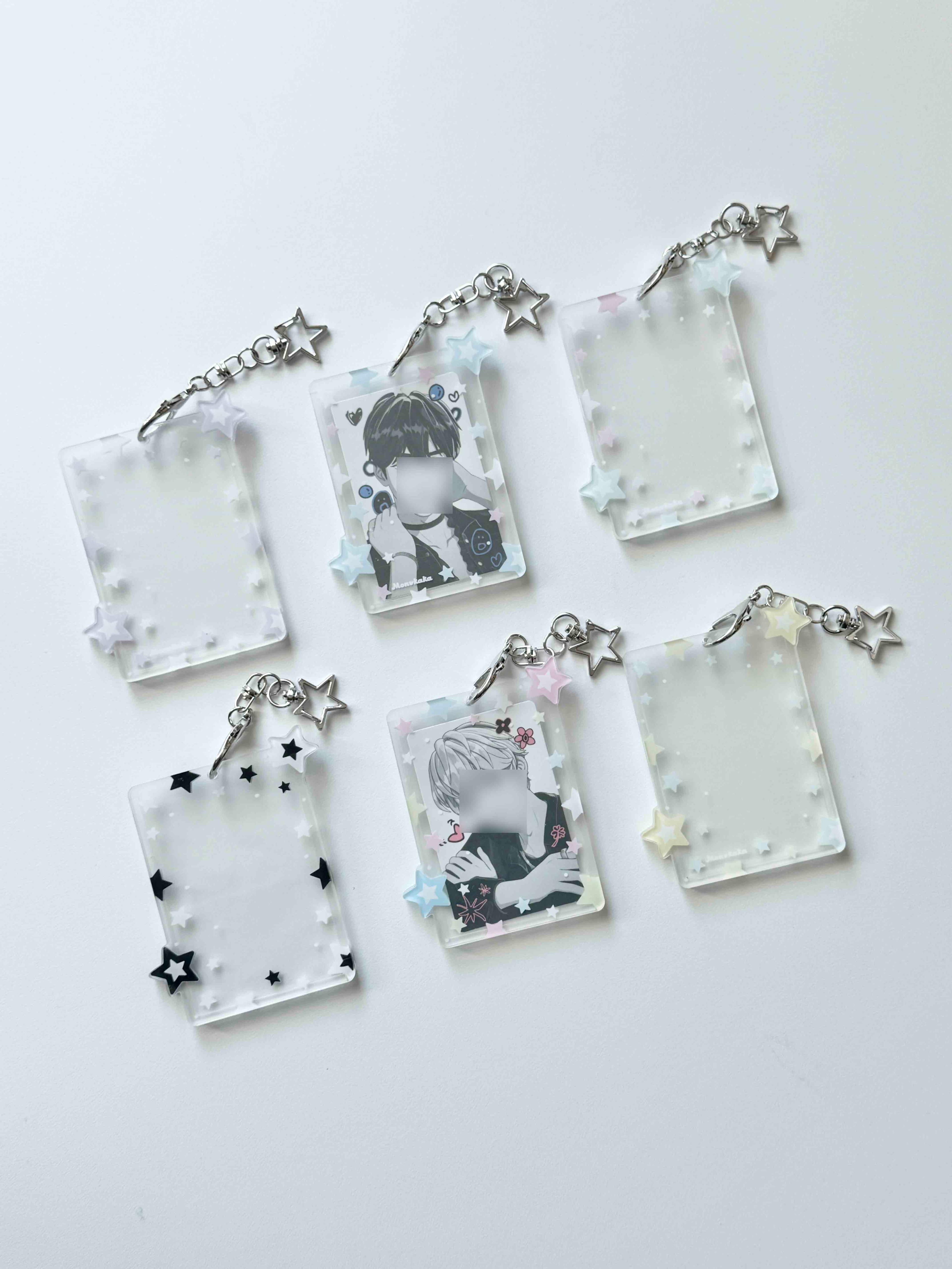 ポップキャンディ 星 ポトカケース ウィッシュコア エンジェルコア ポトカホルダー ポトカ保管 キーリング トップローダー スリーブ キーリング