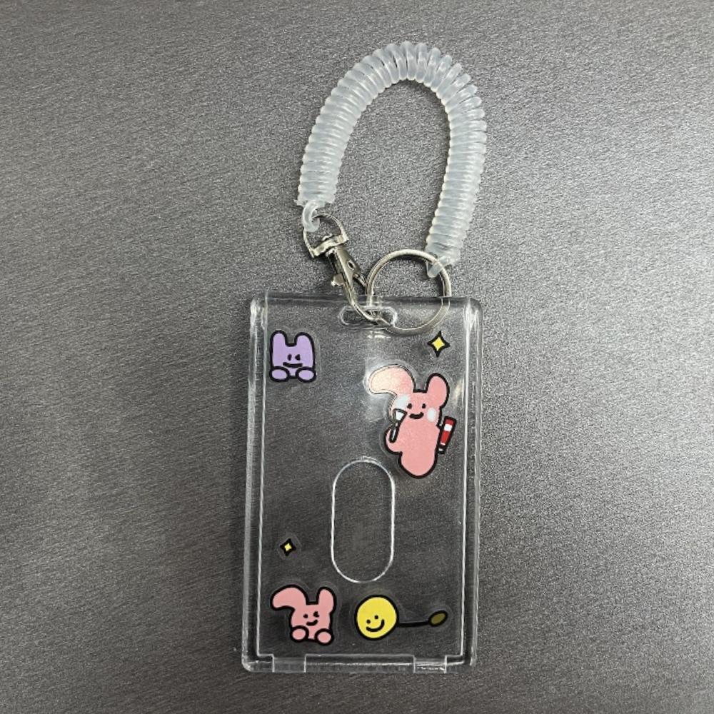 フォトカード ホルダー キーリング