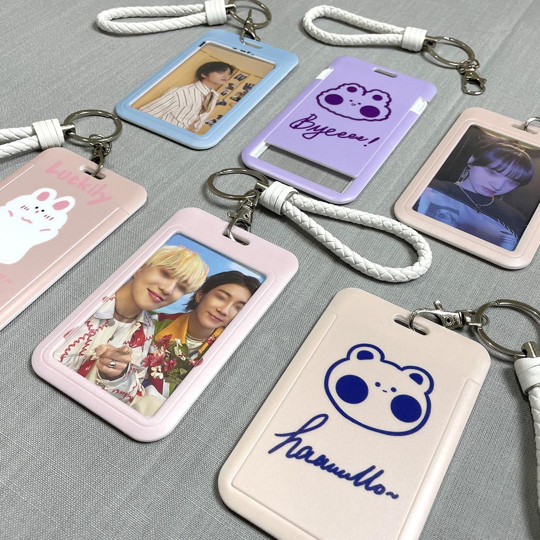 アニマル ポカホルダー フォトカード ホルダー 証明写真 雑貨 ケース キーホルダー