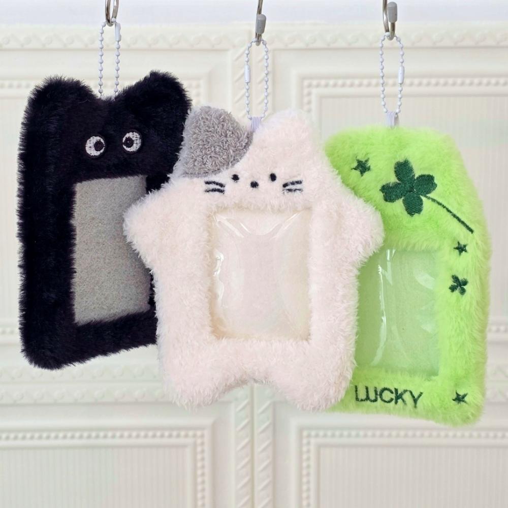 わしわし  fur フォトカード ホルダー 証明写真 キーリング 写真 保管