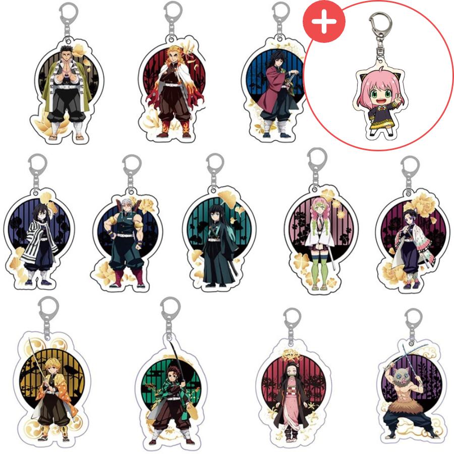 鬼滅の刃 スタンディング 鬼殺隊 キャラクター キーリング 鬼滅の刃 グッズ キーホルダー ぬいぐるみ 携帯電話 バッグチャーム