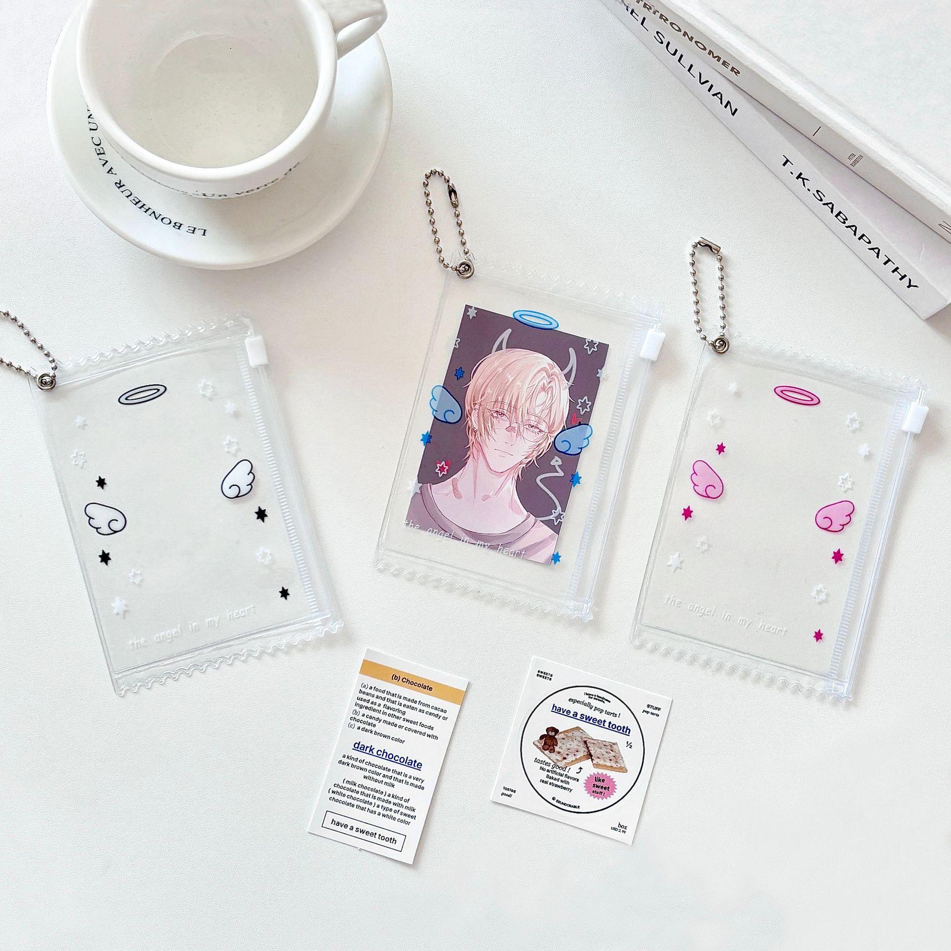 マイエンジェル ジッパーポーチ ポカホルダー フォトカードホルダー キーリング キーホルダー