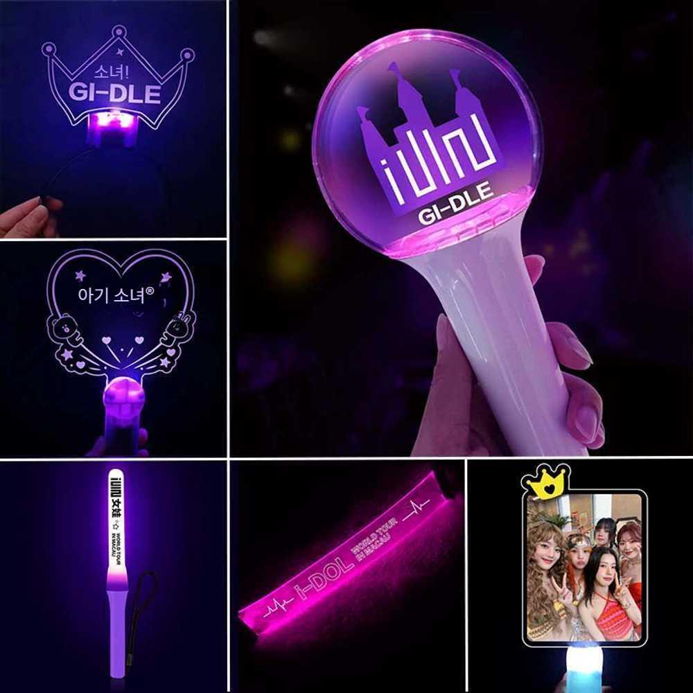 DURI アイドル応援棒 公式応援棒 応援棒 集会 コンサート ガール001 ヘアバンド(フルライト)