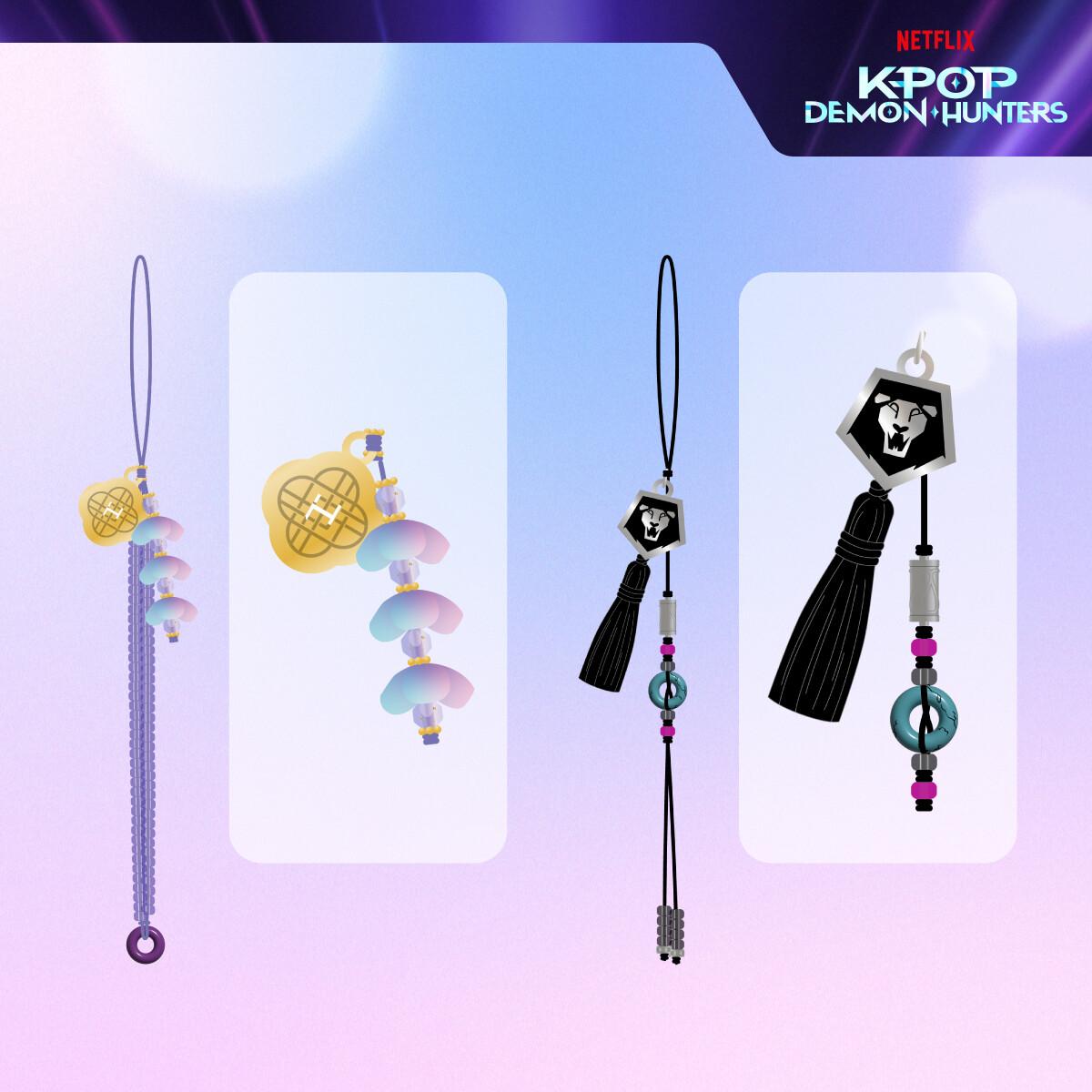 K-POP DEMON HUNTERS - 公式応援棒ビーズストラップ