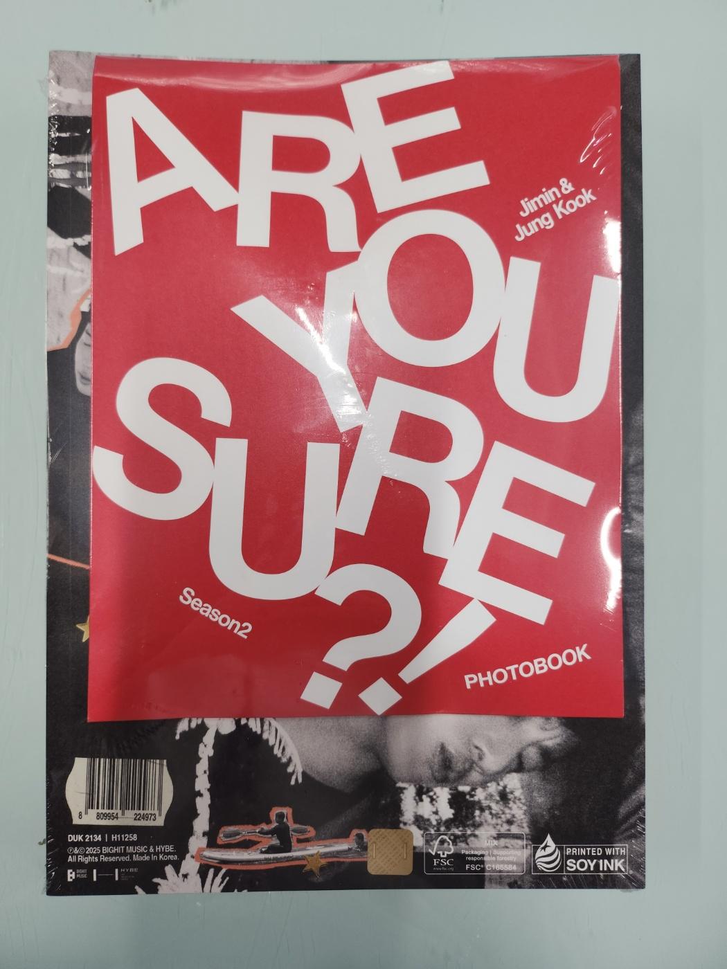 (HYBE特典付き 在庫あり 即日発送) BTS ジミン x ジョングク これでいいの？ 2 フォトブック