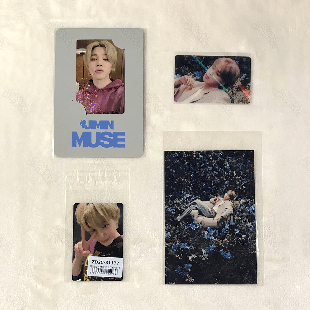BTS JIMIN (지민) MUSE 日本FC ホログラム フォトカード ユニバーサル特典 葉書 フォトカード