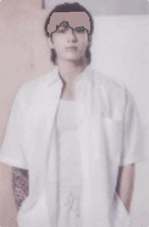 [정국] BTS GOLDEN Weverseショップ PVC特典 正面 フォトカード