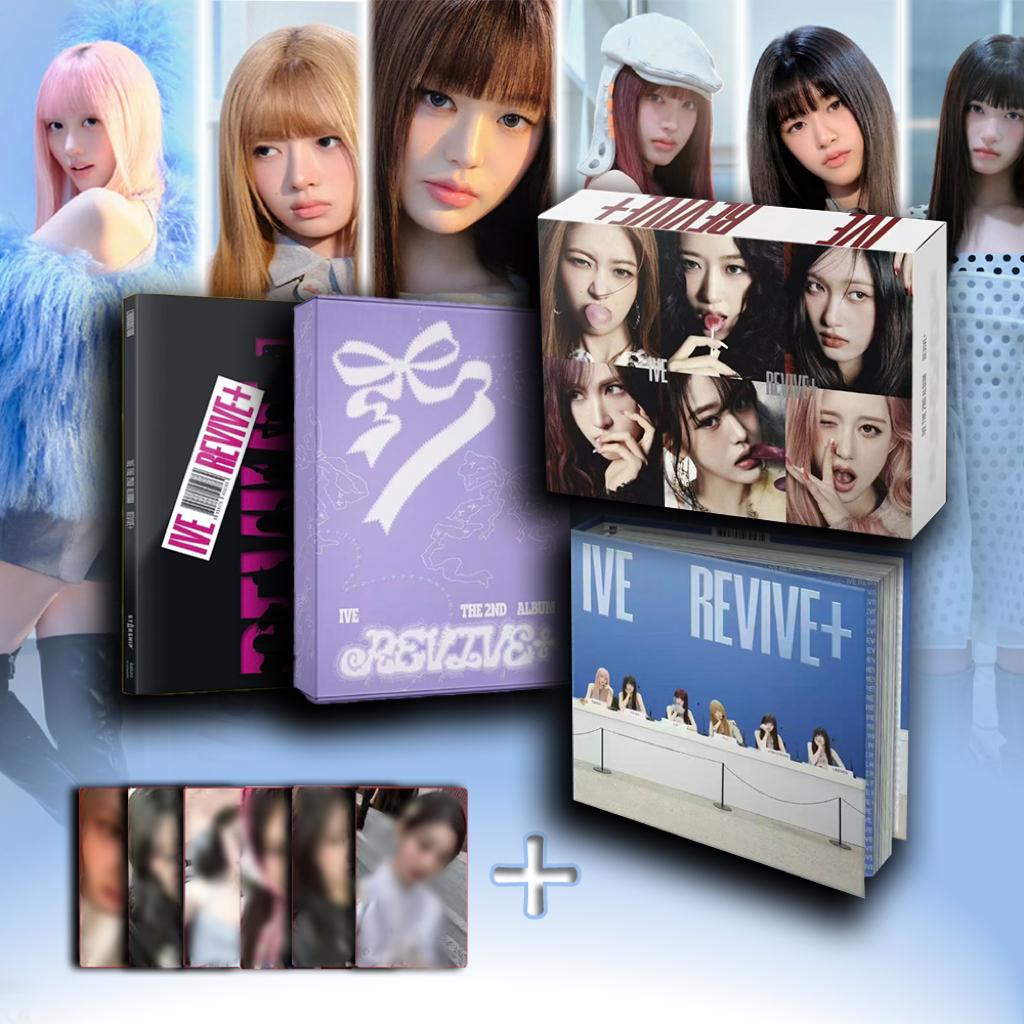(4種セット+特典フォトカード6枚) IVE アルバム 正規 2集 REVIVE+ リバ이브 IVE 特典フォトカード 予約