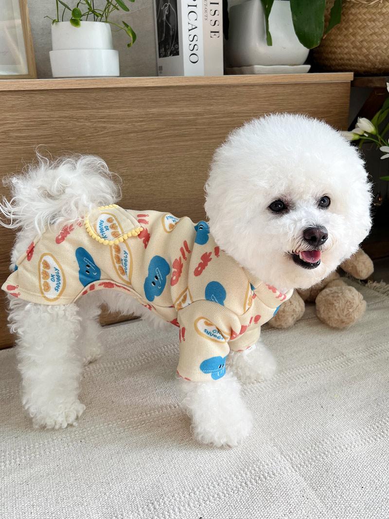 トッキドッグ(TOKKIDOG) 犬用オールインワン ポグニ 膝蓋骨保護スーツ 秋 冬 犬服