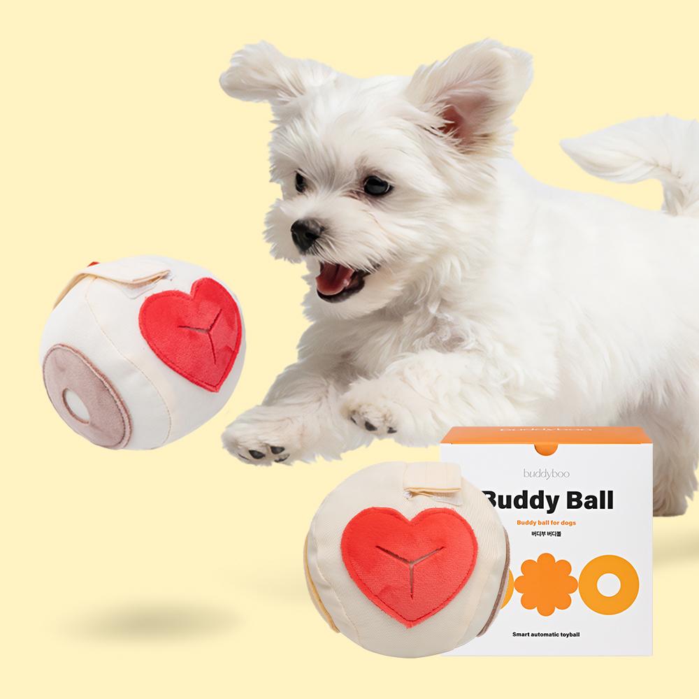 Buddyboo Buddyball わんちゃん用 動くおもちゃ ノーズワーク 分離不安 長く遊べる おやつボール