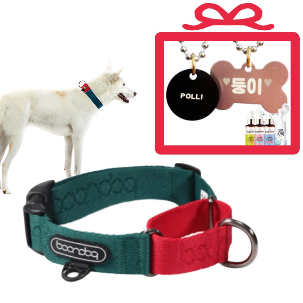 분독 マスティンゲール オリジナル 犬用リード グリーンS 名入れタグ付き