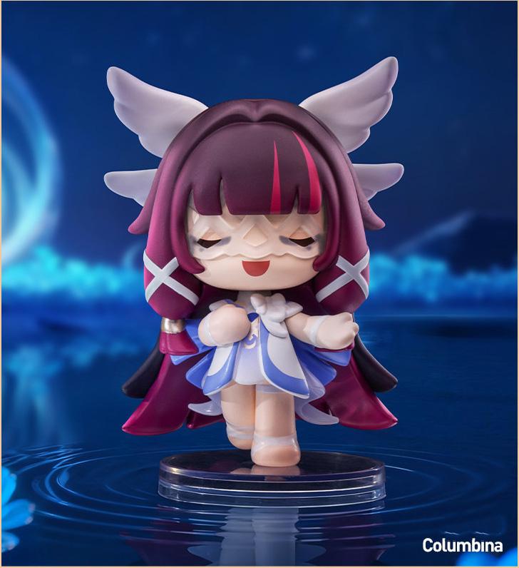 ポップマート Genshin コロンビーナ フィギュア チビギャザリングシリーズ キャラクターグッズ ガチャ