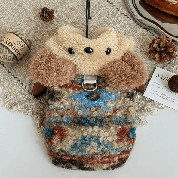 ニューデイズ 뽀글이 耳付きベスト 犬服