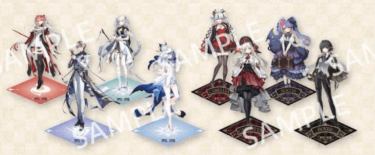 C105 COMIC MARKET 명조 워더링 웨이브 Acrylic Stand 8종 세트