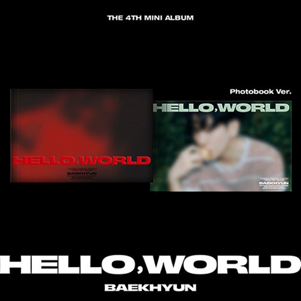 2종 세트 베크현 EXO 4집 미니 Hello World 포토북