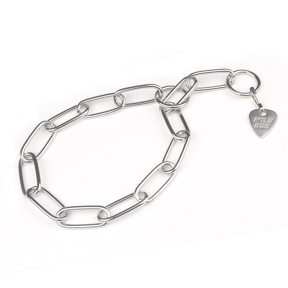 ワイルドドッグ チョークチェーン 犬用リード 小型犬 大型犬 XS