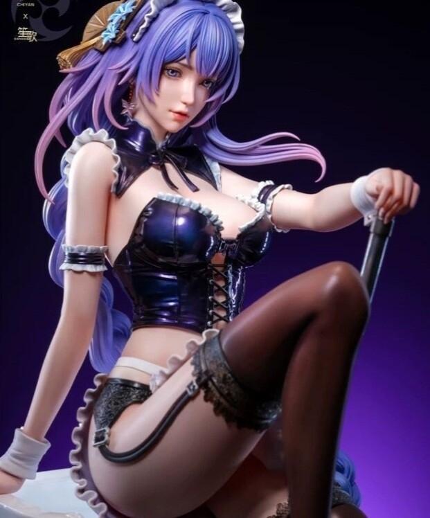 ゲーム 原神インパクト 雷電将軍 フィギュア GK 像 モデル デスクトップ カー装飾品-1個