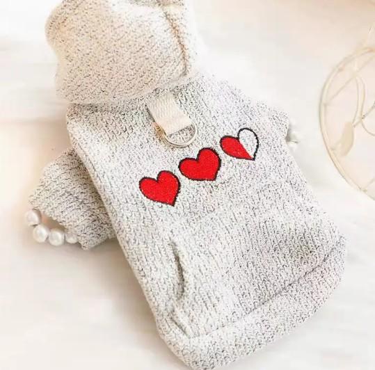 NEWDAYS 暖かハートセーター 犬服