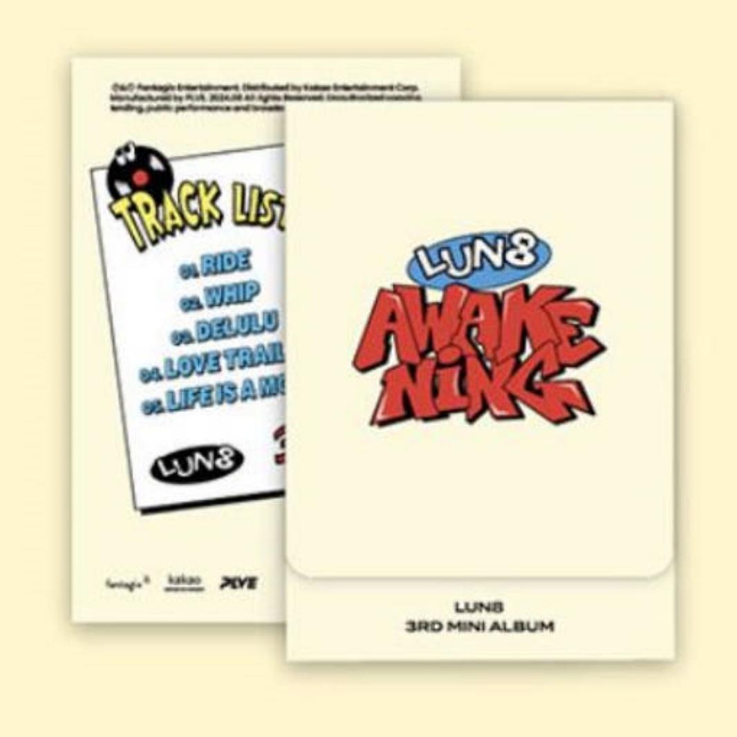 SONY MUSIC LUN8 3rd Mini Album AWAKENING PLAVE Nerd