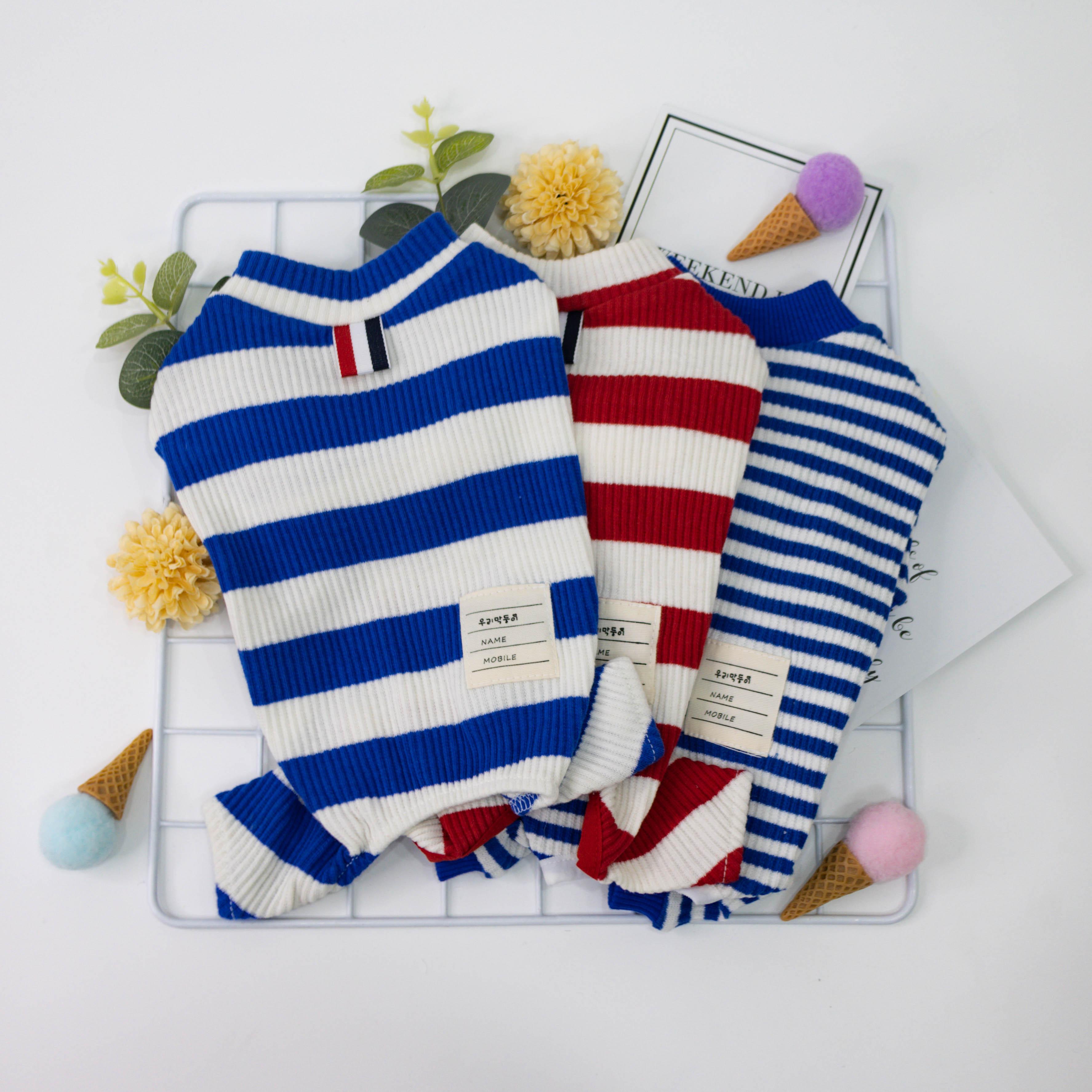 犬服 ストライプ s