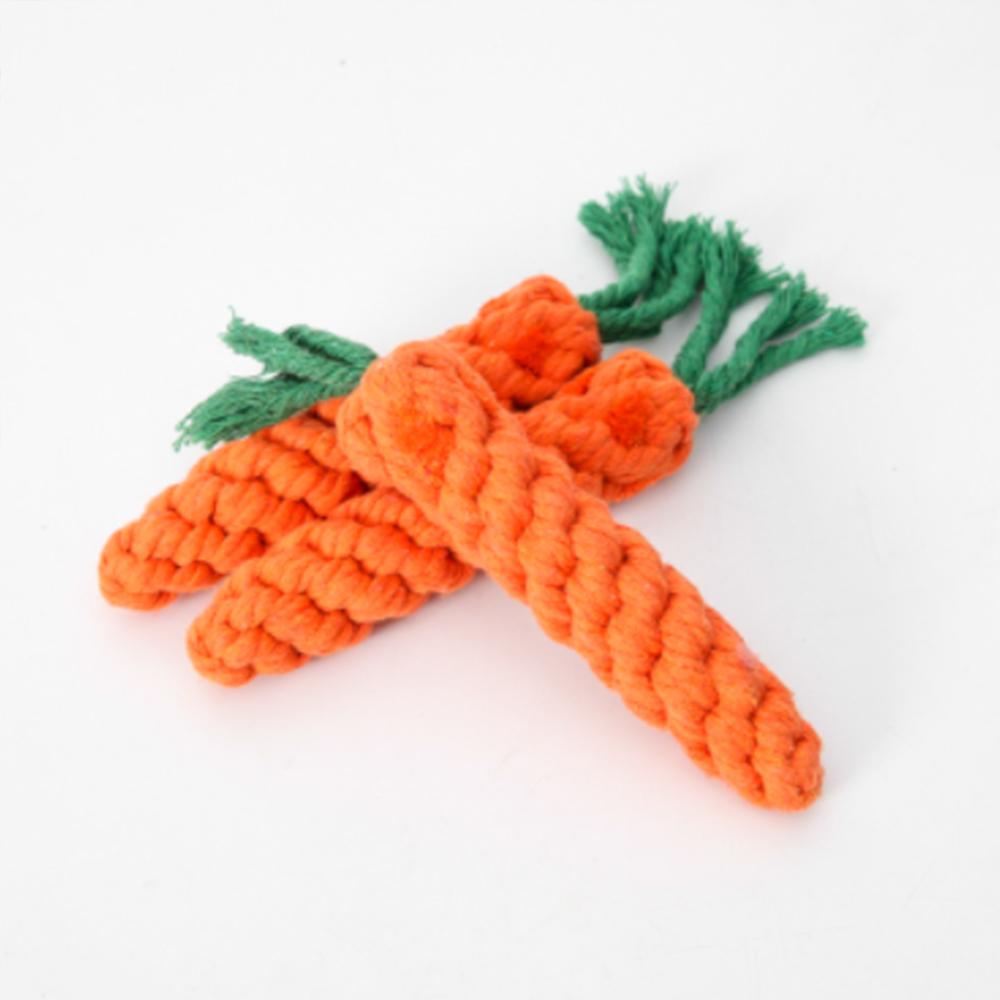 犬用おもちゃ にんじん ぬいぐるみ 歯石除去 タグラグ 歯固め