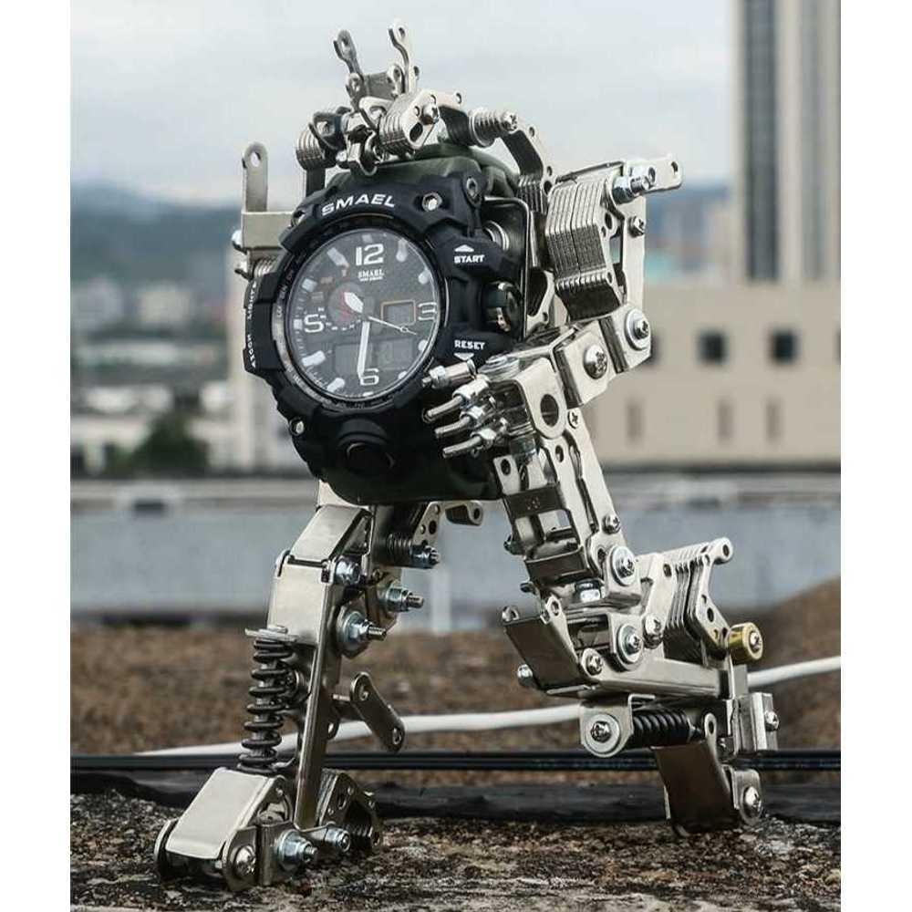 フィギュア 時計 ロボット DIY おもちゃ 大人 プレゼント 装飾 金属