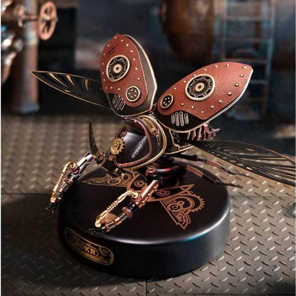 メタルフィギュア カブトムシ プレゼント DIY プラモデル キダルト ロボット