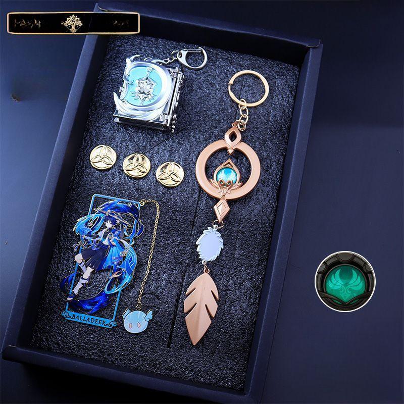 原神 グッズ キーホルダー 散兵（スカラマシュ） 原素 クレー フータオ フィギュア