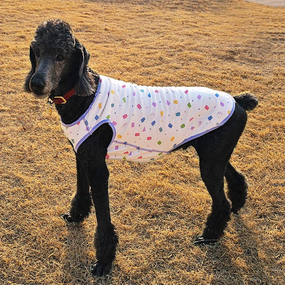 大型犬服 オーガニック両面タンクトップ 犬服 室内服 ジェリーファミリー3XL