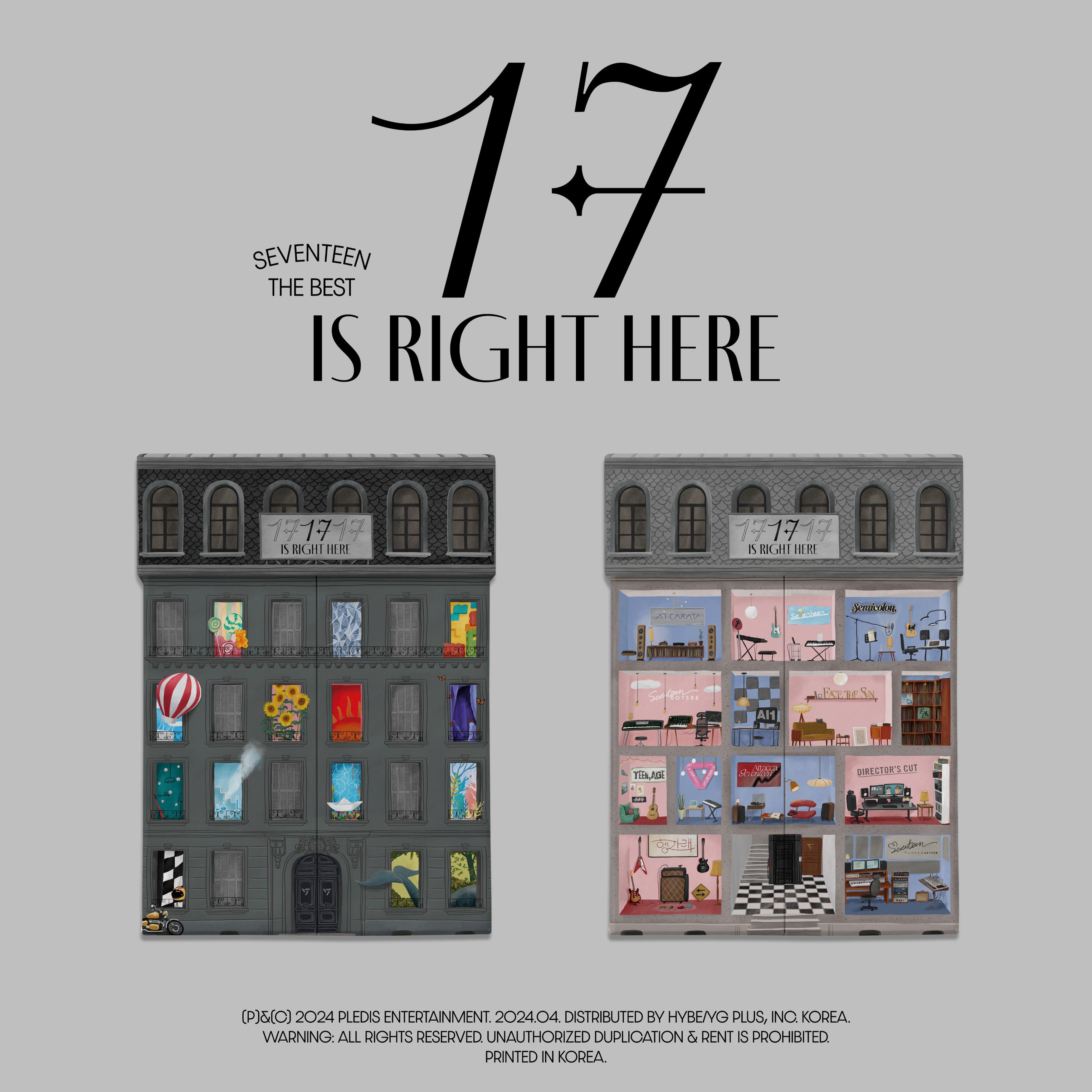 2種セット SEVENTEEN 17 IS RIGHT HERE