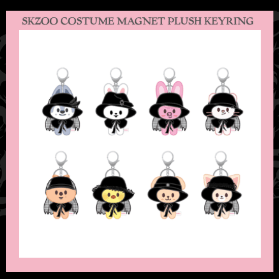Stray Kids DO IT 2nd Mini Album ポップアップストア MD SKZOOコスチュームマグネット ぬいぐるみキーリング