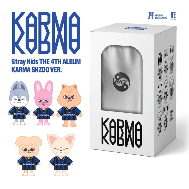 [メンバー選択] Stray Kids アルバム 4th KARMA SKZOOバージョン限定盤 スキズ アルバム スキジュ 人形 キーリング