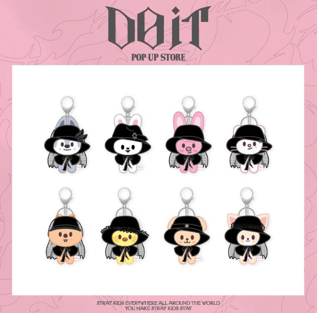 [メンバー選択] Stray Kids SKZOO コスチュームマグネット プラッシュ キーリング POPUP DO IT グッズ