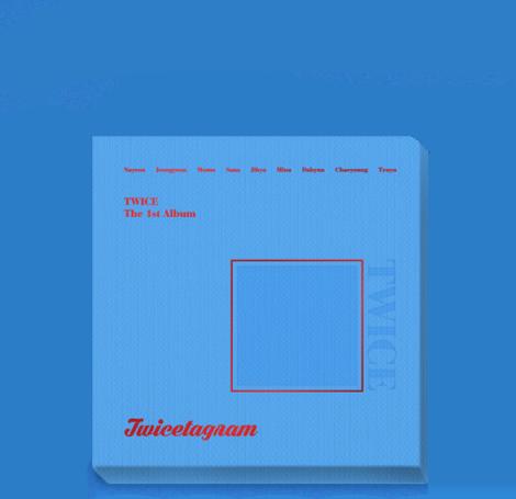 CD TWICE Twicetagram 正規1集 トゥワイスグラム ライキー blue