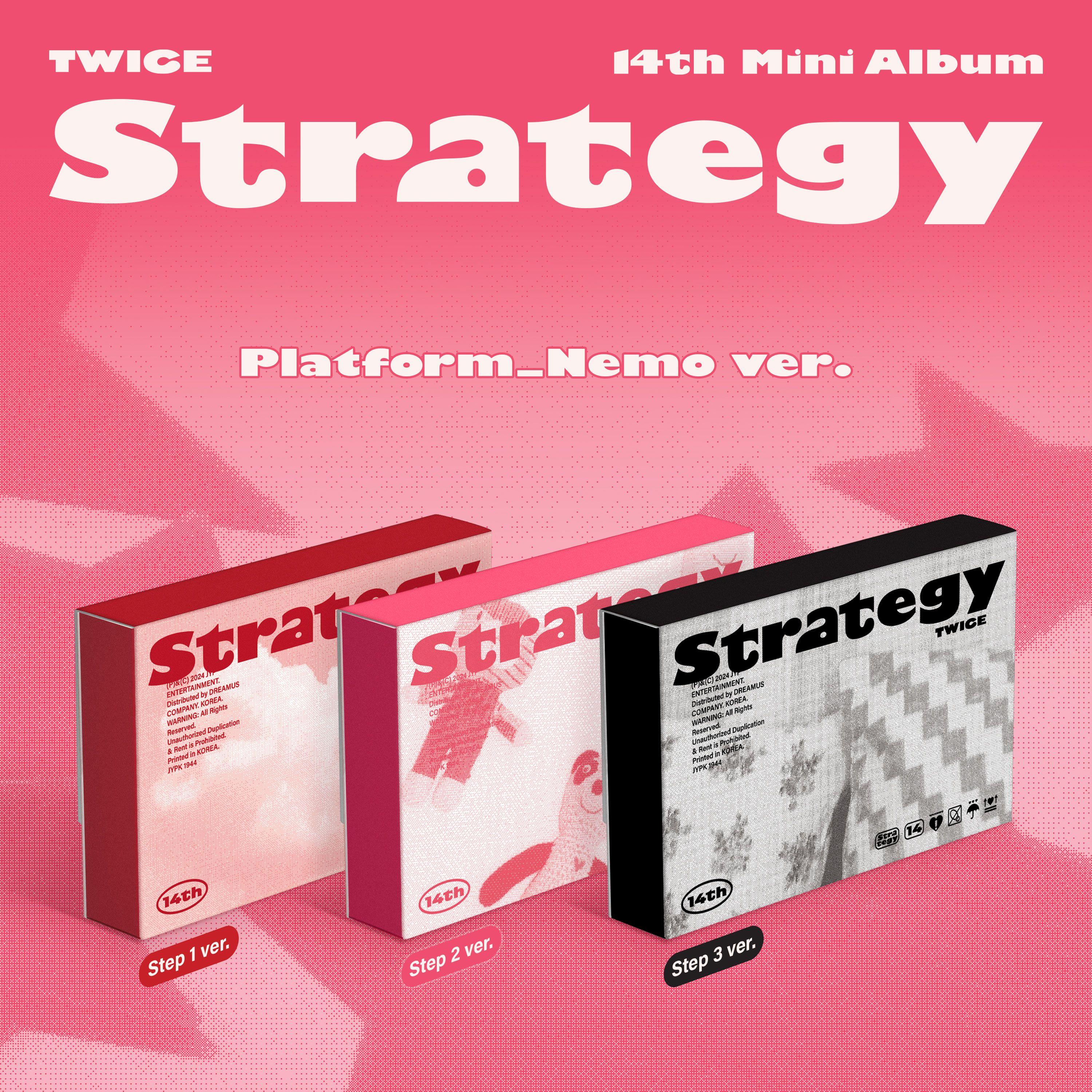 TWICE - 14th Mini Album STRATEGY Platform Nemo ver