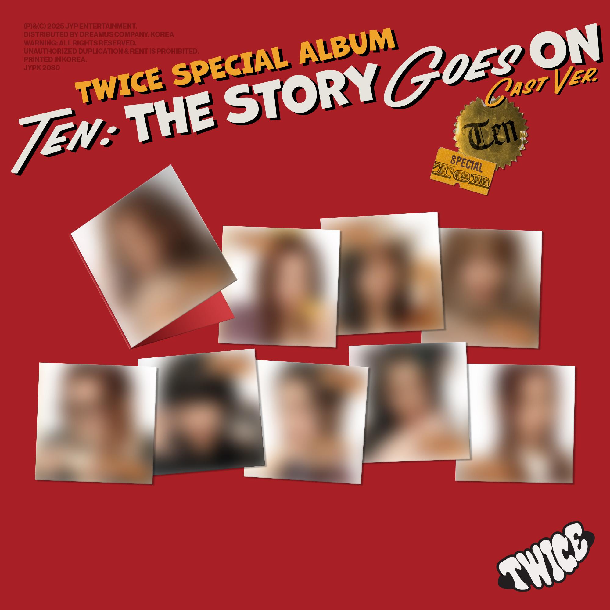 TWICE - TEN The Story Goes On Cast Ver 9種 SET