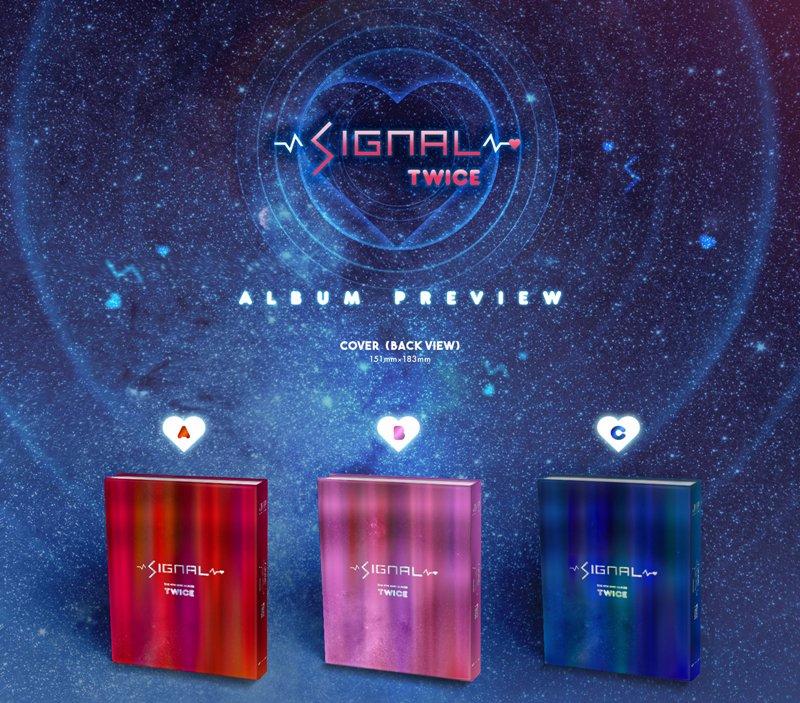 [3種セット] TWICE Mini Album Vol. 4 SIGNAL シグナル + 特典ポスター選択