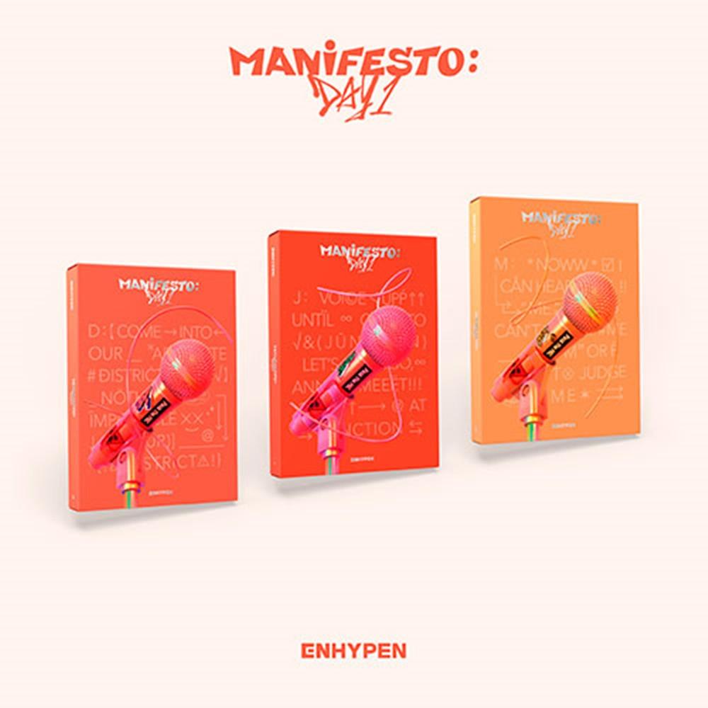 Set 通常盤 ver アルバム 3種 ENHYPEN MANIFESTO DAY 1
